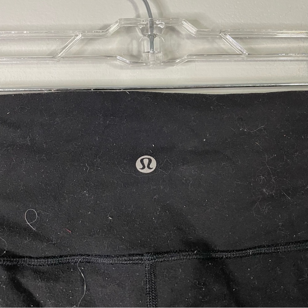 Lululemon Solid Black Full Length Athletic Athlei… - image 3